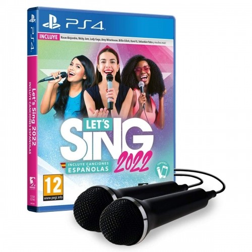 Videospēle PlayStation 4 KOCH MEDIA Lets Sing 2022 + Micros image 1