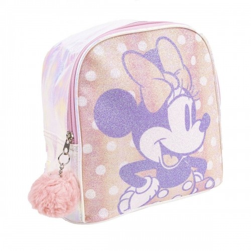 Повседневный рюкзак Minnie Mouse Розовый (18 x 21 x 10 cm) image 1