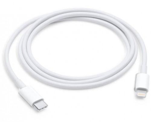 Apple  
         
       iPhone Lightning/Type C Data Cable White 
     White image 1