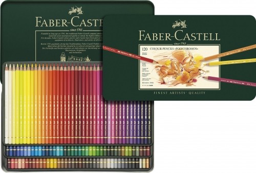 Zīmuļu komplekts metāla kārba Faber-Castell Polychromos Art&Graphic, 120 krāsas image 1