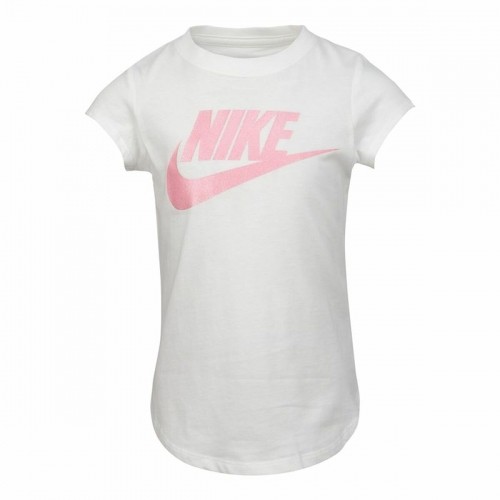 Krekls ar Īsām Piedurknēm Bērniem Nike  Futura SS Balts image 1