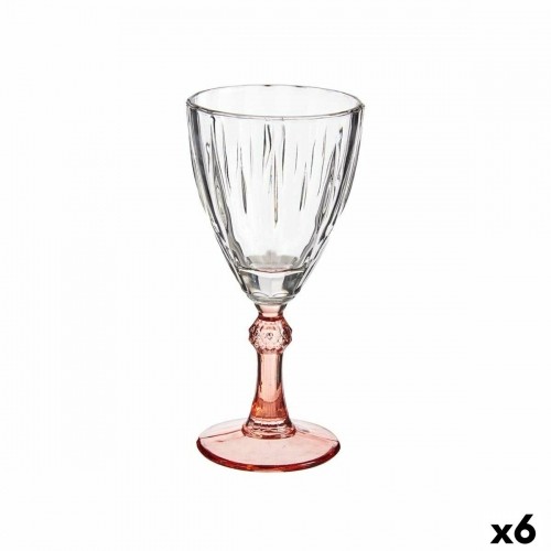 Vivalto Vīna glāze Exotic Stikls Laša krāsas 6 gb. (275 ml) image 1