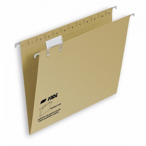 Hanging folder FADE Kio Kraft Название тега видоискатель Прозрачный Коричневый A4 Картонная бумага (50 штук) image 1