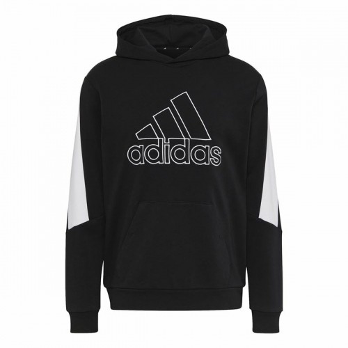 Vīriešu Sporta Krekls ar Kapuci Adidas Future Icons Melns image 1