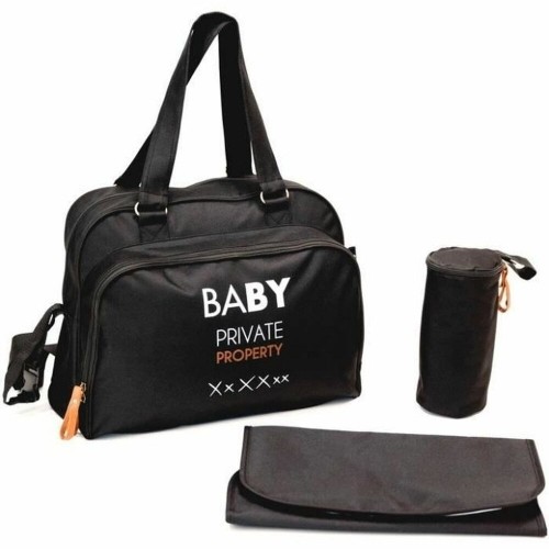 Autiņbiksīšu maiņas soma Baby on Board Simply Melns image 1