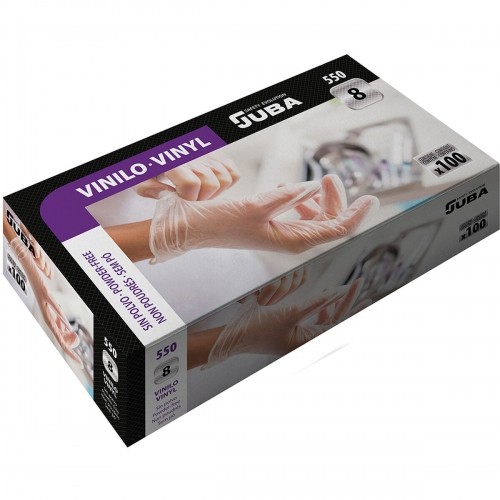 Одноразовые перчатки JUBA Коробка Без талька 100 штук image 1