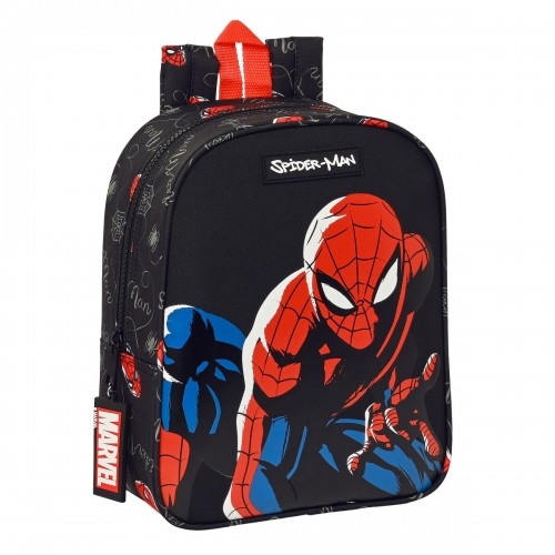 Bērnu soma Spiderman Hero Melns (22 x 27 x 10 cm) image 1