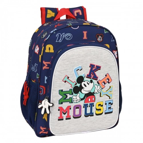 Школьный рюкзак Mickey Mouse Clubhouse Only one Тёмно Синий (32 x 38 x 12 cm) image 1