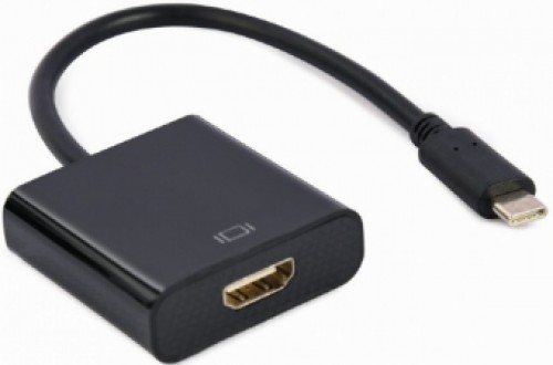 Adapteris Gembird USB Type-C Male - HDMI Female 4K@30Hz 15cm Black image 1