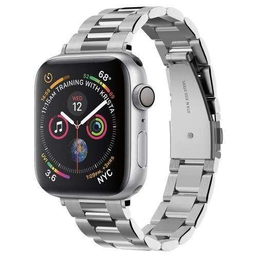 OEM Spigen Modern Fit Band for Apple Watch 4 | 5 | 6 | 7 | SE 38 | 40 | 41 mm silver image 1