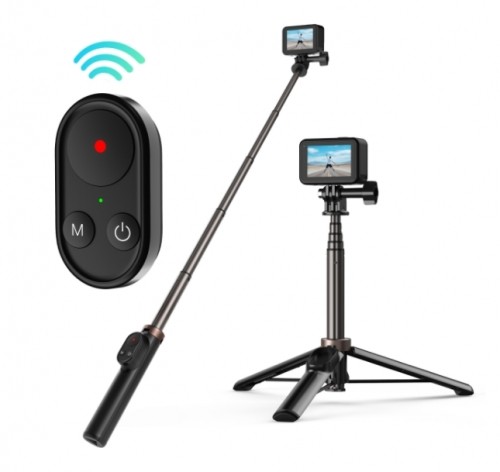 Selfie stick Telesin for sport cameras with BT remote controller (TE-RCSS-001) image 1