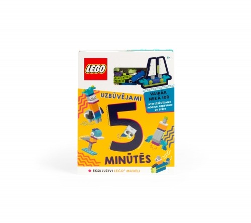 Lego Books LEGO ICONIC Aktivitāšu grāmata "5 minūšu konstruktors" - Latviešu image 1