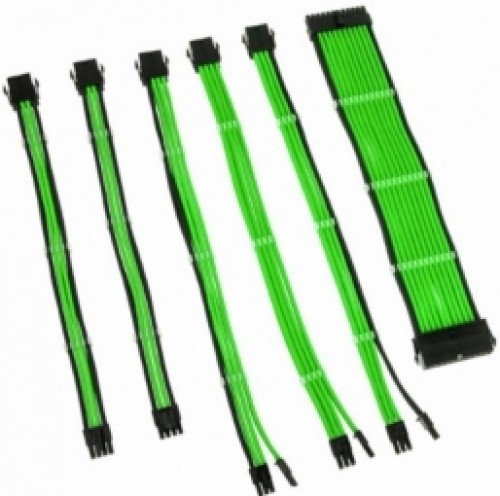 PSU Kabeļu Pagarinātāji Kolink Core 6 Cables Green image 1