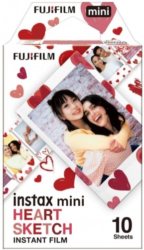 Fujifilm Instax Mini 1x10 Heart Sketch image 1