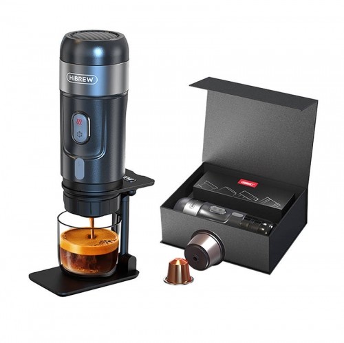 Portable 3-in-1 coffee maker with 15 bar pressure with adapter and case 80W HiBREW H4-premium NEW image 1