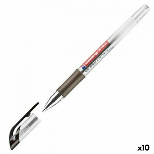 Ручка Roller Edding 2185 Чёрный 0,7 mm (10 штук) image 1