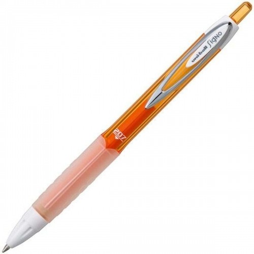 Liquid ink ballpoint pen Uni-Ball Rollerball Signo UM-207 Оранжевый 12 штук image 1