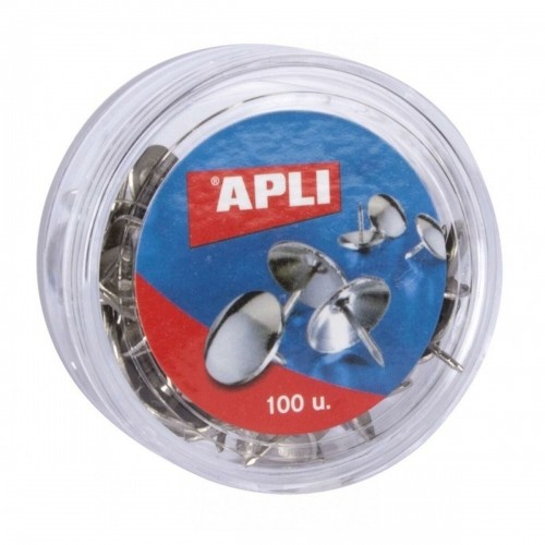 Кнопки Apli 100 Предметы никель (16 штук) image 1