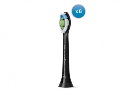 Philips  
         
       Toothbrush Heads HX6068/13 Sonicare W2 Optimal White Heads, For adults, Number of brush heads included 8, Sonic technology, Black image 1