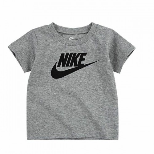 Krekls ar Īsām Piedurknēm Bērniem Nike Futura SS Tumši pelēks image 1