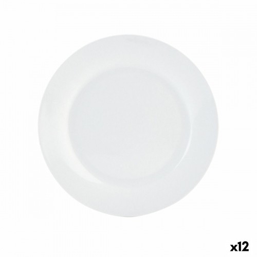 Плоская тарелка Quid Basic Keramika Balts (Ø 27 cm) (12 gb.) image 1