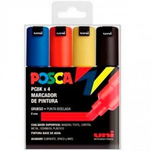 Набор маркеров POSCA PC-5M Basic Разноцветный 4 Предметы image 1
