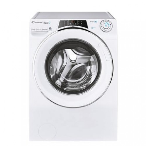 Candy Washing Machine with Dryer ROW4964DWMCE/1-S Energy efficiency class A, Front loading, Washing capacity 9 kg, 1400 RPM, Depth 58 cm, Width 60 cm, Display, TFT, Drying system, Drying capacity 6 kg, Steam function, Wi-Fi, White, Free standing ROW4964DW image 1