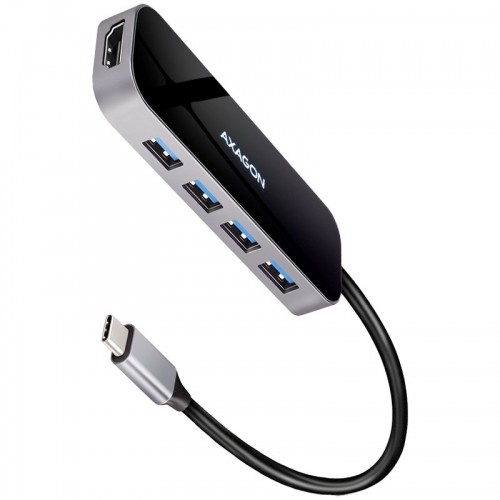 Axagon Multi port USB 3.2 Gen 1 hub. HDMI, four USB-A outputs and Power Delivery. Kabel USB-C 20cm. image 1