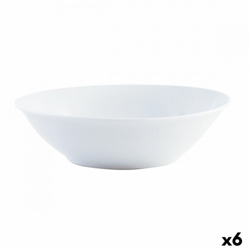 Salātu Trauks Quid Basic Keramika Balts (23 cm) (6 gb.) image 1