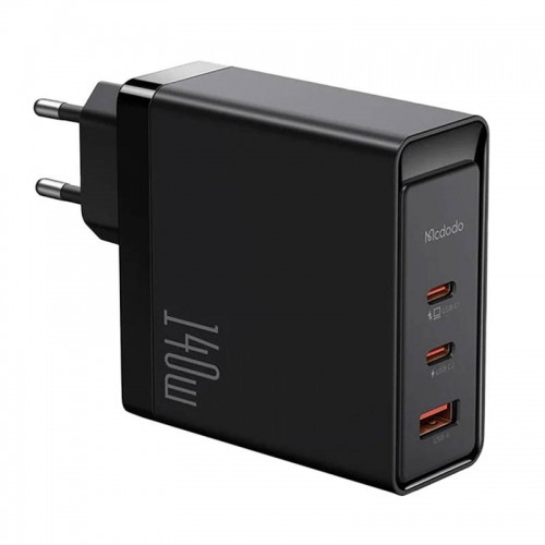 GaN 140W charger Mcdodo CH-2911, 2x USB-C, USB-A (black) image 1