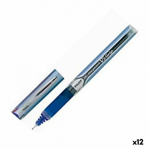 Ручка Roller Pilot V5 Grip Синий Чаша 0,3 mm (12 штук) image 1