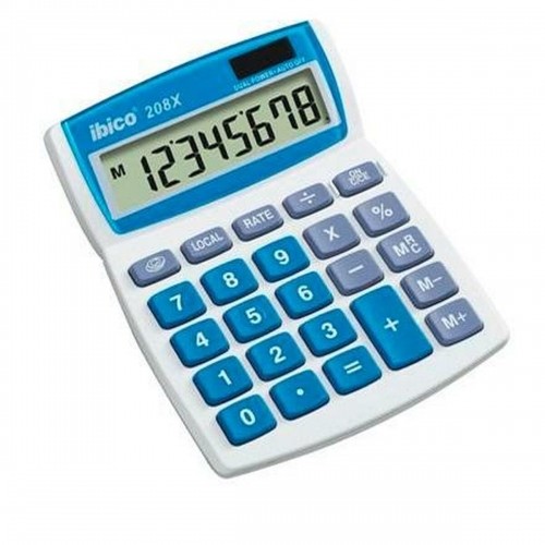 Kalkulators Ibico 208X Balts image 1