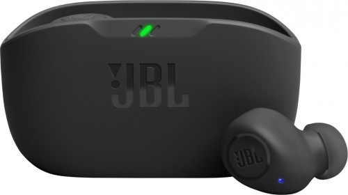JBL wireless earbuds Wave Buds, black image 1