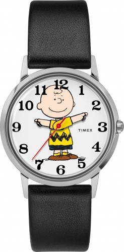Timex x Peanuts Exclusively for Todd Snyder 34mm Ādas siksniņas pulkstenis TW2T39600 image 1