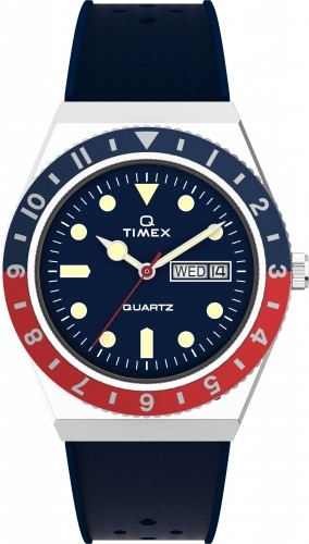 Q Timex 38mm Sintētiskās gumijas siksnas pulkstenis TW2V32100 image 1