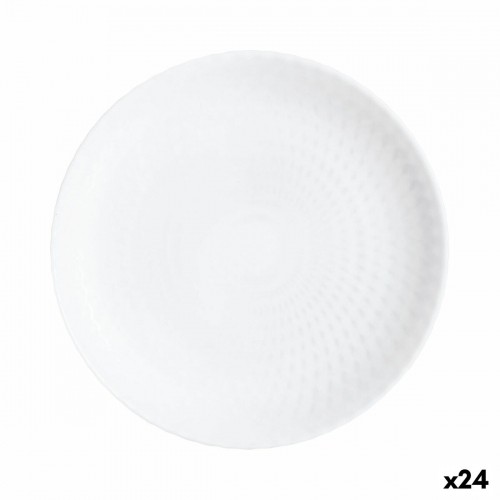 Блюдо для десертов Luminarc Pampille Белый Cтекло (19 cm) (24 штук) image 1