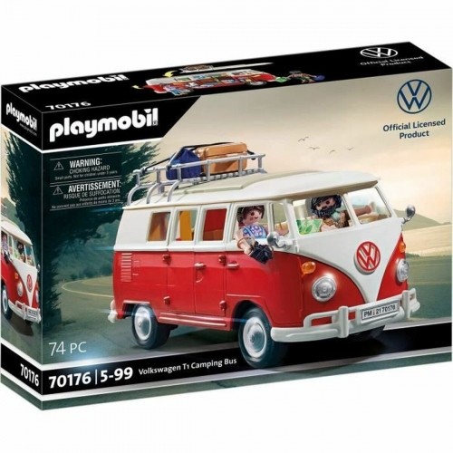 Набор машинок Playmobil 70176 Volkswagen T1 Bus Красный image 1