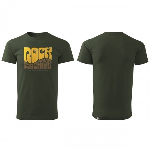 T-krekls Rock Machine Wave, zaļa, XL image 1