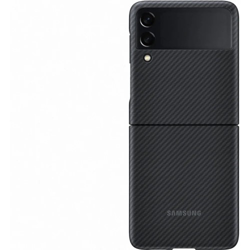 EF-XF711SBE Samsung Aramid Cover for Galaxy Z Flip 3 Black image 1