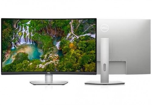 LCD Monitor|DELL|S3221QSA|31.5"|Business/4K/Curved|Panel VA|3840x2160|16:9|60Hz|Matte|4 ms|Speakers|Height adjustable|Tilt|Colour Silver|210-BFVU image 1