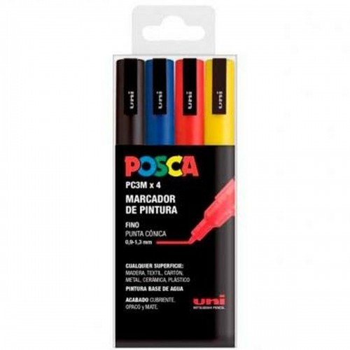 Набор маркеров POSCA PC-3M Разноцветный image 1