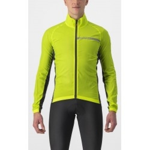 Castelli Velo jaka SQUADRA Strech Jacket XL Electric Lime/Dark Gray image 1