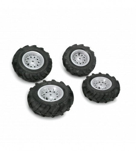 Rolly Toys Riteņi ar gumijas piepūšamam riepam traktoriem rollyTrac Air Tyres 4 gab. 409242 Vācija image 1