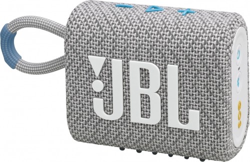 JBL wireless speaker Go 3 Eco, white image 1