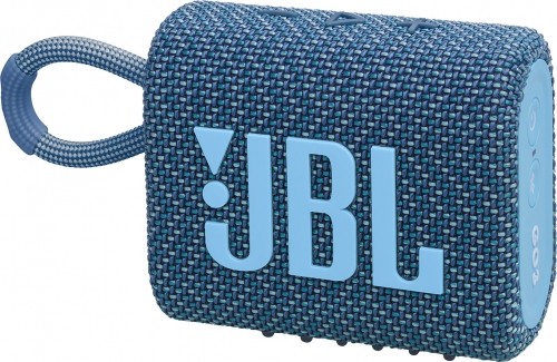 JBL wireless speaker Go 3 Eco, blue image 1