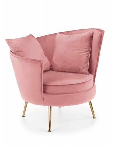Halmar ALMOND leisure chair color: pink image 1