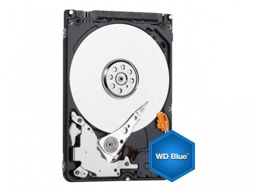 Western Digital  
         
       HDD||Blue|1TB|SATA 3.0|128 MB|5400 rpm|2,5"|Thickness 7mm|WD10SPZX image 1