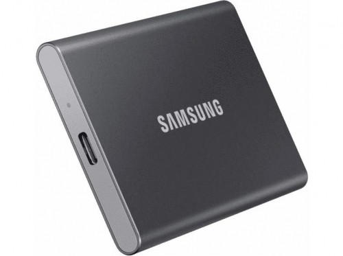 Samsung  
         
       External SSD||T7|500GB|USB 3.2|Write speed 1000 MBytes/sec|Read speed 1050 MBytes/sec|MU-PC500T/WW image 1