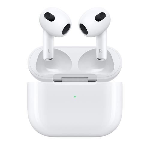 Apple  
         
       HEADSET AIRPODS 3RD GEN//CHARGING CASE MPNY3ZM/A image 1