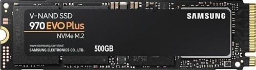 Samsung  
         
       SSD||970 Evo Plus|500GB|M.2|PCIE|NVMe|MLC|Write speed 3200 MBytes/sec|Read speed 3500 MBytes/sec|MTBF 1500000 hours|MZ-V7S500BW image 1